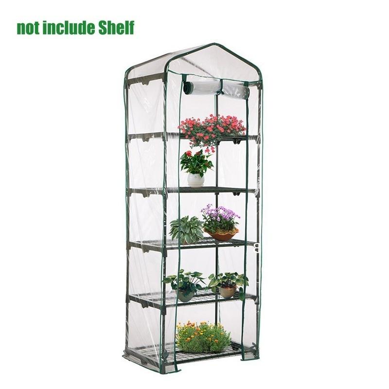 3//4//5 Tier Garden Greenhouse Grow House Plant Vegetable Growbag PVC Cover