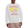 Hey Arnold! Unisex Erwachsenen Fußball Kopf Sweatshirt
