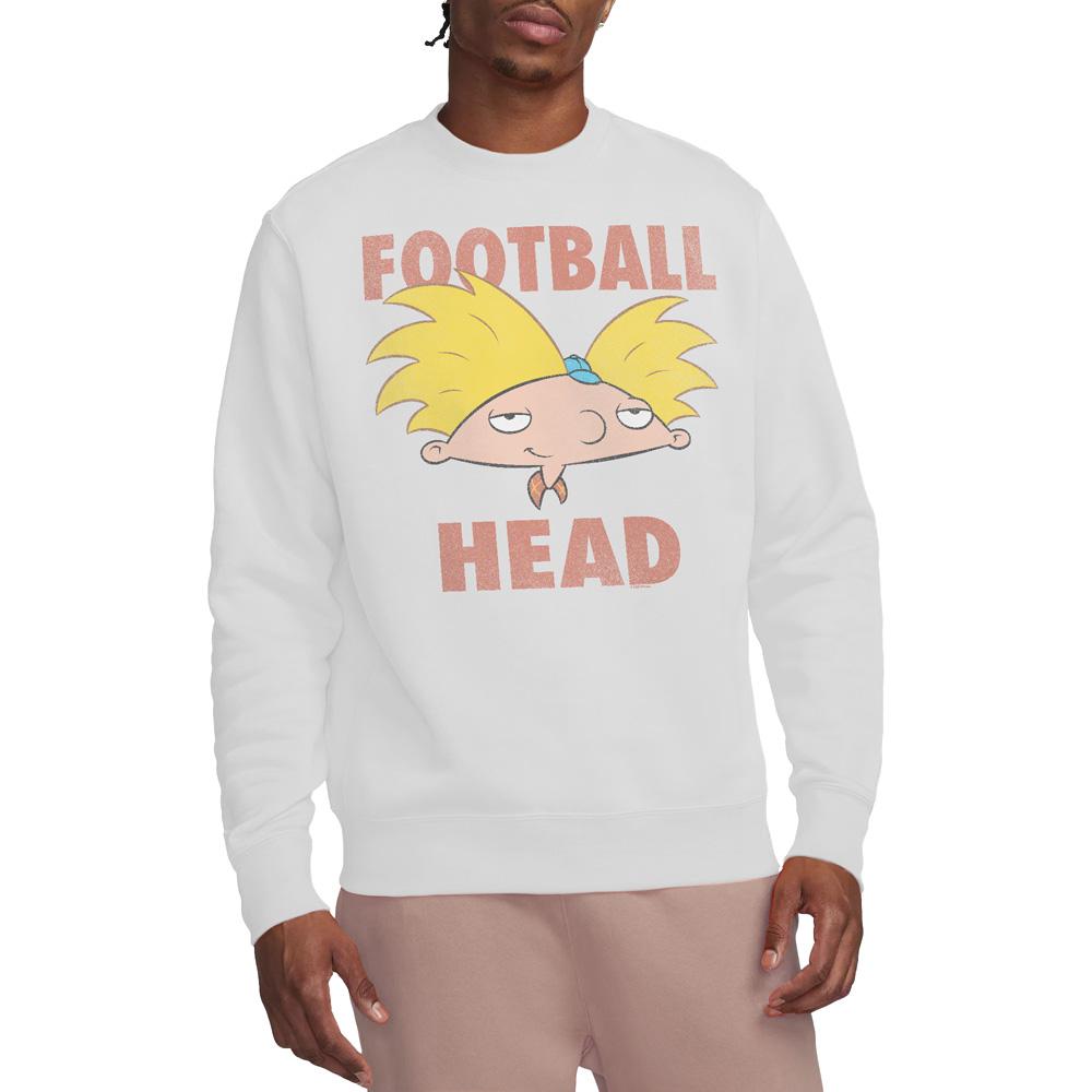 Hey Arnold! Unisex Erwachsenen Fußball Kopf Sweatshirt