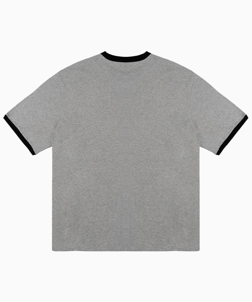SAINTPAIN Sp I Love Saint Heavyweight Ringer T-Shirt Melange Grey