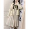 Summer French Bellflower Retro Midi Dress - Waist-Slimming Korean Style for Women & Students