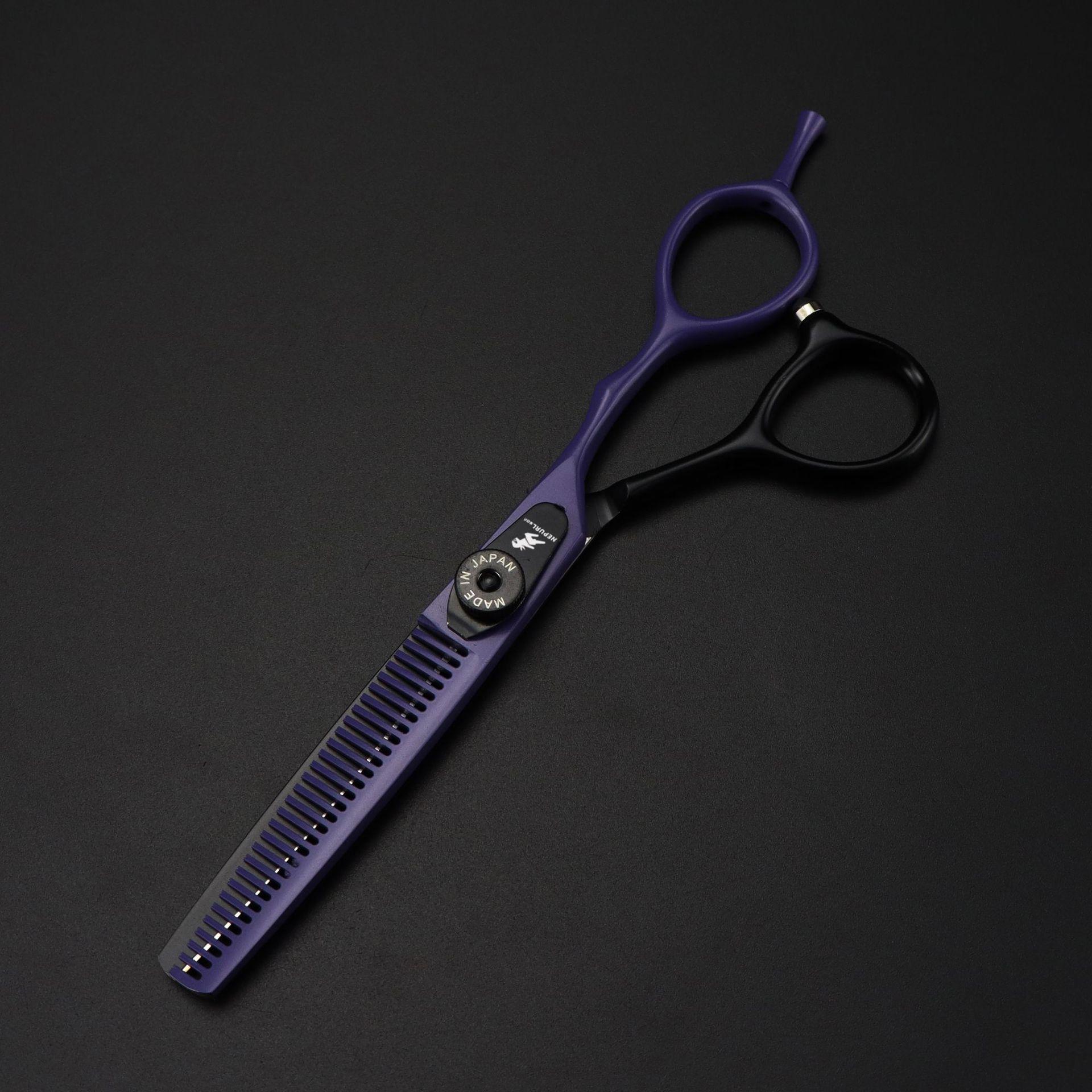 6.0 Napson Black & Purple Hairdressing Scissors FGF05