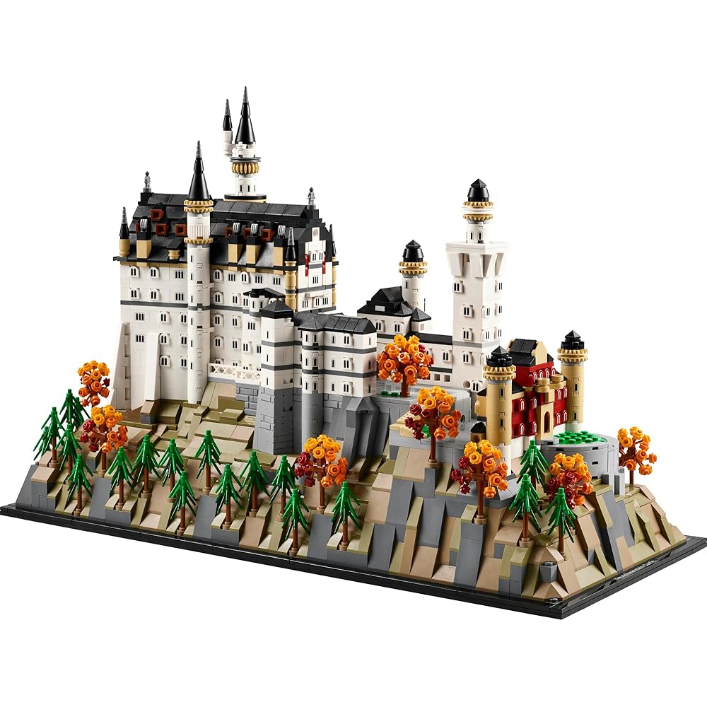 LEGO Architecture Neuschwanstein Castle Building Set Toy for Adults and Kids Decorative Figure 21063