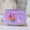K Pop Demon Hunters Coin Purse for Child Girls Cute Portable Wallet Cartoon Anime Printed Letter Card Storage Bag Children Gifts