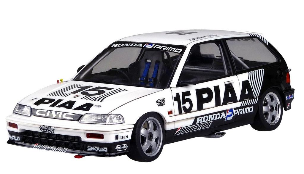 Aoshima Bunka Kyozai BEEMAX Series Honda EF3 Civic Plastic Model 1/24 No.6 Gr.A