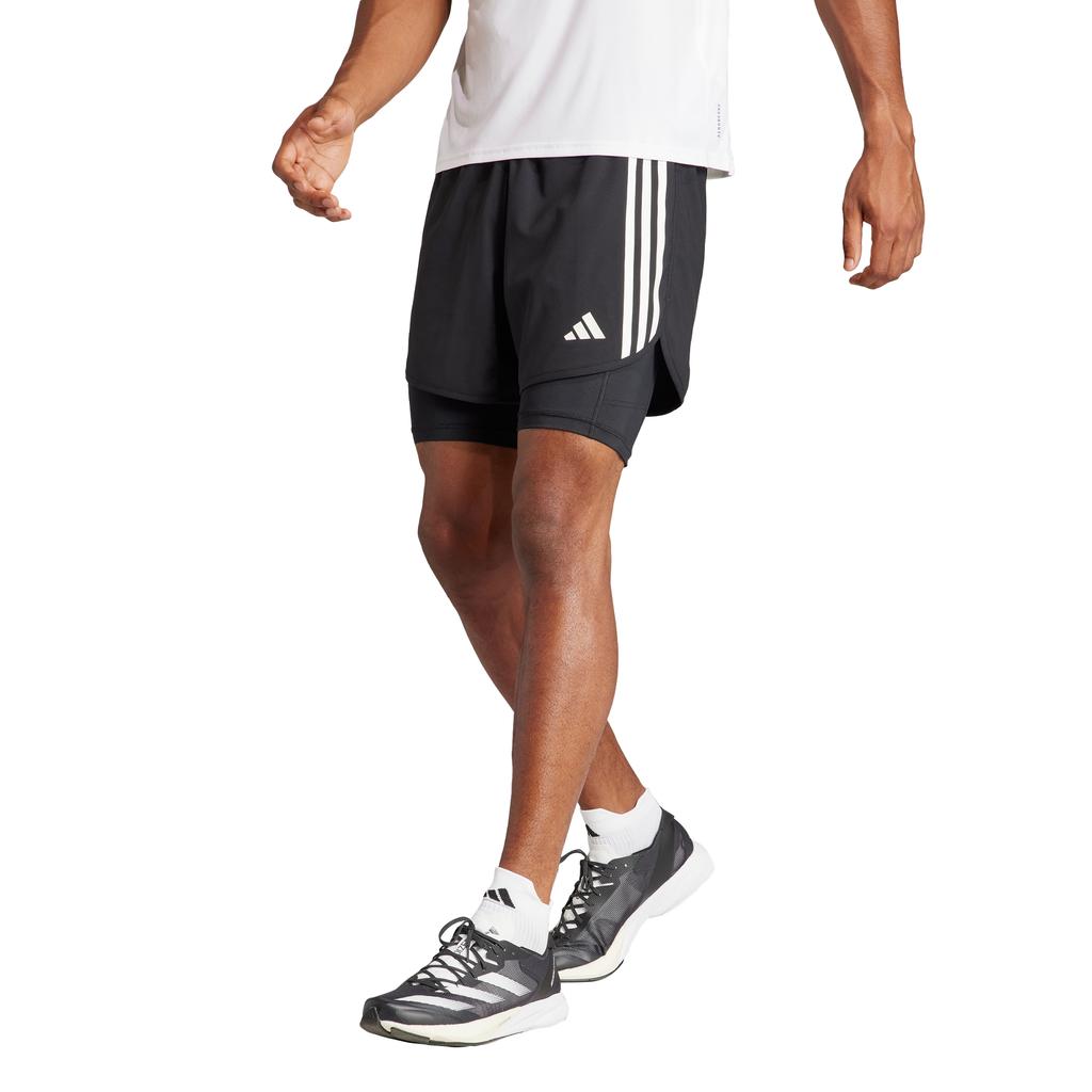 adidas Own The Run 3S Two-In-One Shorts Iq3808