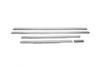 Moldings for the Door (stainless, Chrome) 1 Door, Long, OmsaLine - Italian Stainless Steel for Volkswagen T5 Caravelle 2004-2010