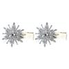 Snowflake Hair Clip Alloy Hairpin with Snowflakes Shape Comfortable Hairpiece for Christmas Party Styling Accesories