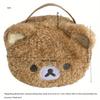 Cute Cosmetic Bag Plush Little Bear Makeup Bag 3D Portable Cartoon Cosmetic Bags 2026 New Autumn Winter Toiletry Storage Bag