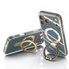 Applicable to Apple 11ProMax mobile phone case 11 solid color fulcrum magnetic suction bracket 11 electroplating 11 anti-drop protective case moisture