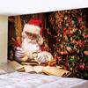 Christmas Home Decor Tapestry Psychedelic Scene Christmas Tree Bohemian Wall Backdrop Cloth