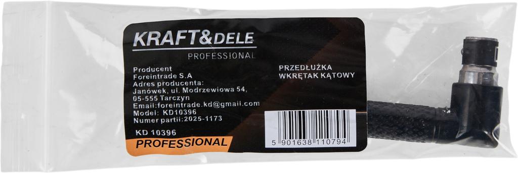 KD10396 angle screwdriver for 1/4" bits