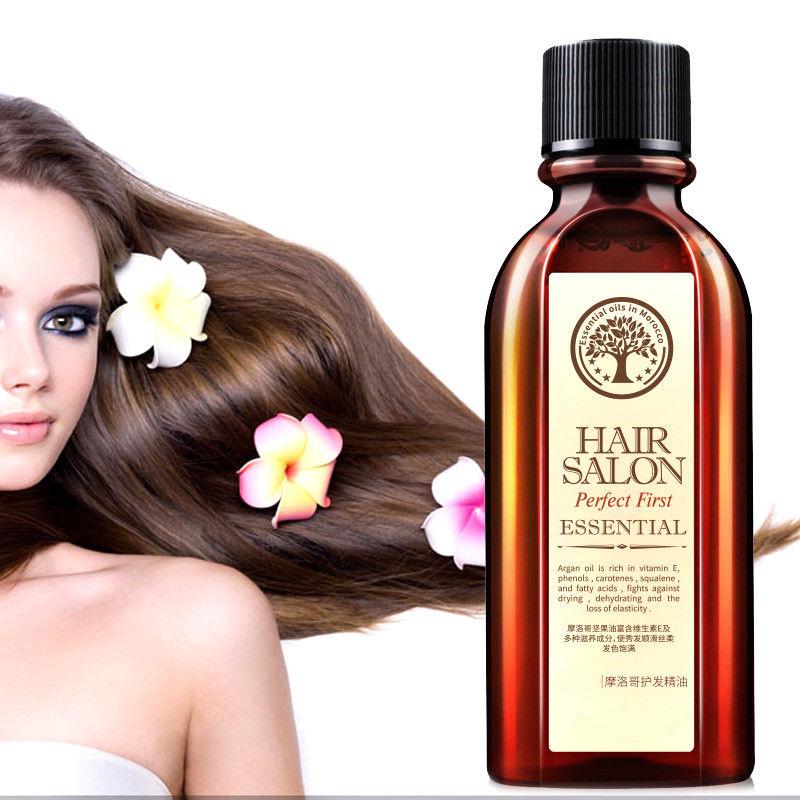 60 ml Haaröl Lockenmaske Multifunktionales Reparatur-Haaröl Marokkanisches Arganöl für Spliss