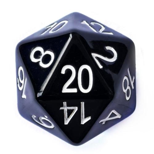 Bescon Jumbo 20-sided Dice 1.5 Inch, Colorful Multi-layer Design, 38mm Oversized D20 Dice, Big Size, Multi-layer Rich Colors.