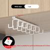 Double Row Coffee Cup Mug Holder Cupboard Under Shelf Hook Shelf Multifunction Kitchen Cabinet Sundries Organizer Storage Hanger