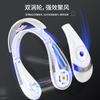 5000mAh Portable Hanging Neck Fan Foldable Summer Air Cooling USB Rechargeable Bladeless Mute Digital Display Fan for Sport