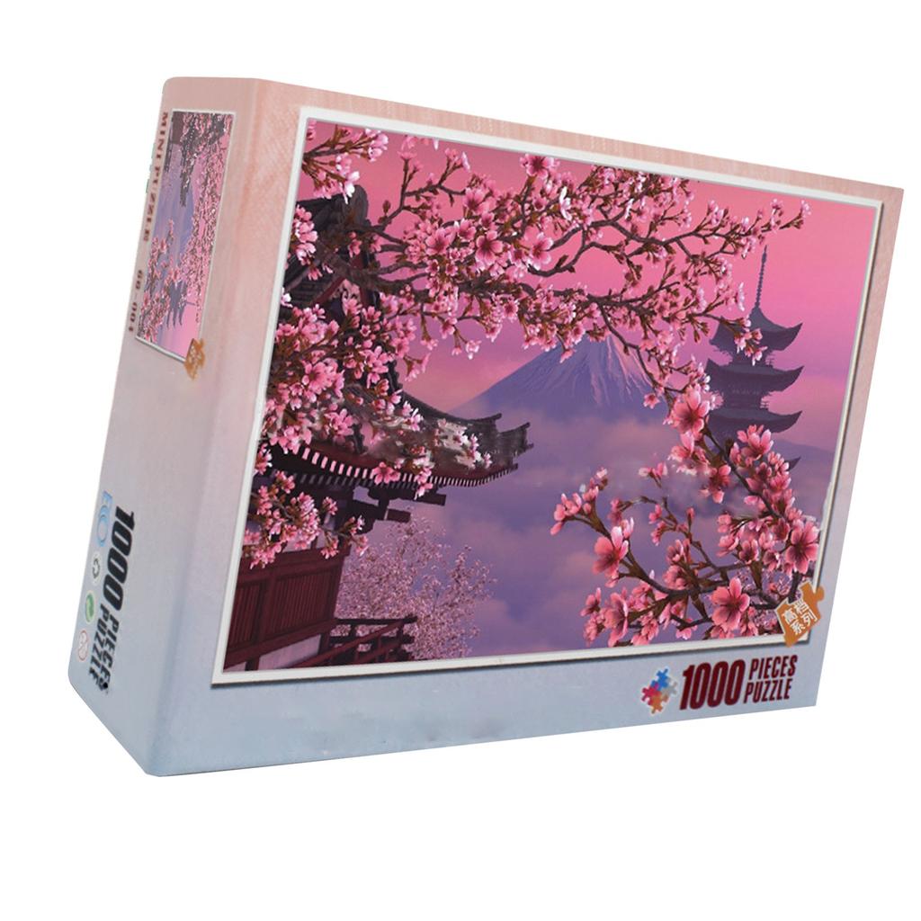 1000 kusů puzzle sakura kreslené anime Náročné puzzle sakury kutilské hračky pro děti, dospělé