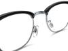 [SPEED ADDICT] SIRMONT BROW LEXINGTON SUNGLASS (BlackSilver × Clear)