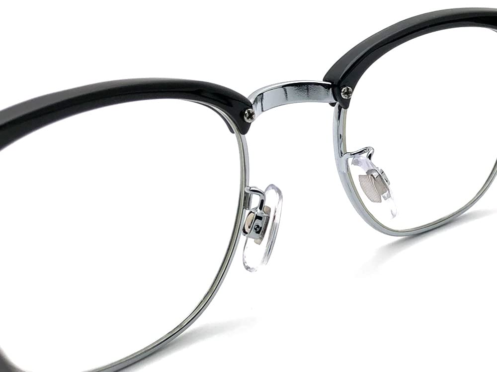 [SPEED ADDICT] SIRMONT BROW LEXINGTON SUNGLASS (BlackSilver × Clear)