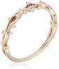 Diamond Leaf Motif Size 10K Yellow Stella.J Ring, 9, Gold, RDA8279J_-09