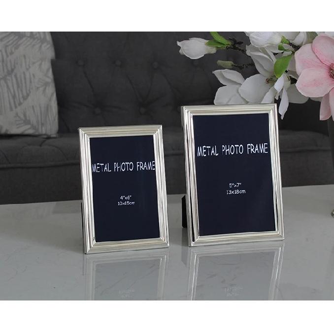 Aluminum European Photo Frame 5/6/7/8/10in High-grade Wedding Picture Frame Stand for Pictures Home Desktop Decor Gift