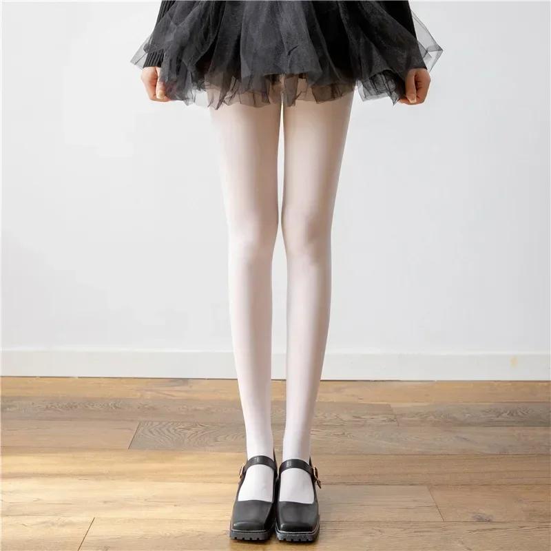 Women's Tights Slim Stockings Pantyhose Super Elastic Large Size Leggings Red Women's Media Sexy Tights Spring Autumn Winter