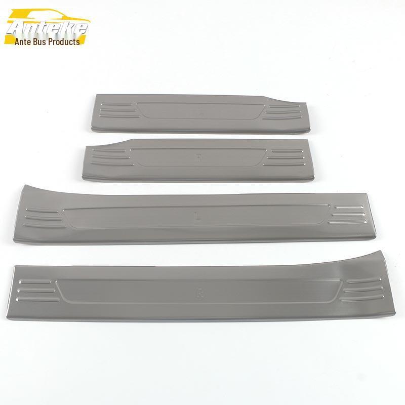 Aion Y Car Door Protective Sill Strips – Bright Decorative Welcome Pedal Stickers (Set of 21)