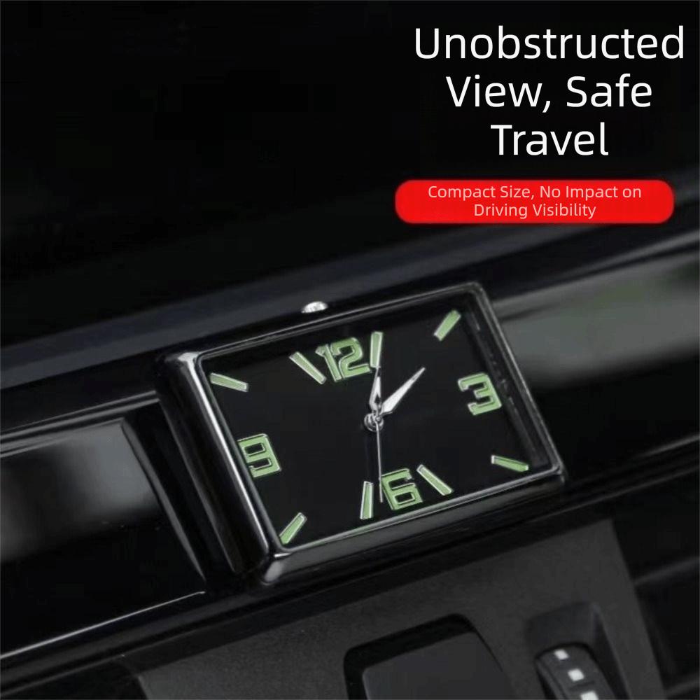 Luminous Pointer Car Clock Lightweight Design Quartz Analog Watch Car Quartz Watch  Car Interior