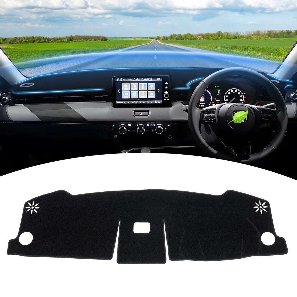 GIMUYA Honda New Vezel RV Series Dashboard Mat Dedicated Dash Mat April 2021 Current Model Protective Mat Interior Custom Parts Accessories Sun Black