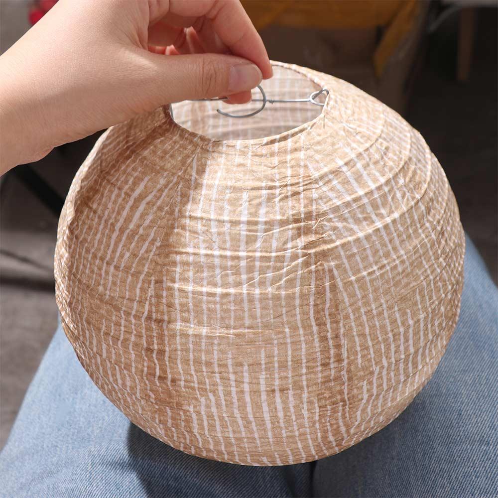 3pcs 8inch Linen Paper Lantern Funny Hanging Lantern Creative Festival Lantern  Home Decor