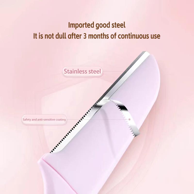 3PCS Portable Eyebrow Trimmer Safe Eyebrow Shaper Foldable Eyebrow Trimmer Razor Blade Razor Women's Makeup Tools
