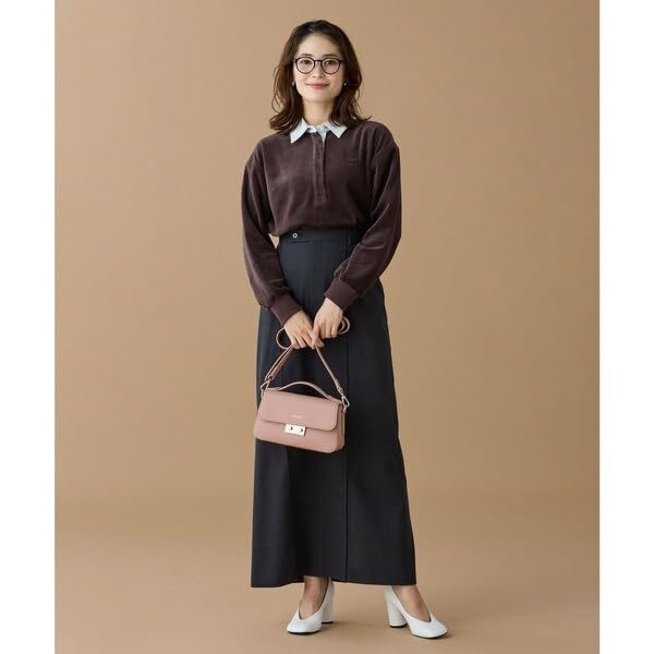 Lacoste Official Leather Shoulder Bag NF5099PHN8100 Champs-Élysées