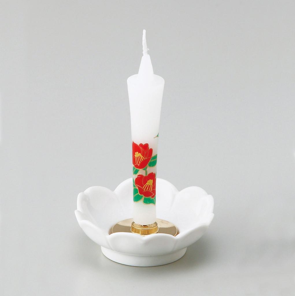 Maruesu Buddhist Altarware Maruesu - Japanese-style Candles, Hana-wa Small, 5-pack