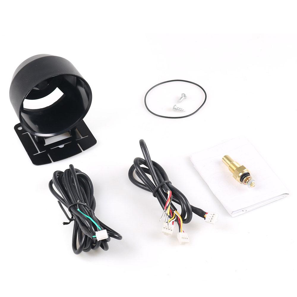 60MM Racing Car Water Temperature Gauge 20--120 C Dynoracing Water Temp Meter & Lighting Auto Water Temperature Gauge TT101469