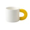 Fat Round Handgrip Novelty Cups Ceramic Cute Fat Handle Cup Personalized Milk Container  Home