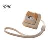 Mechanical Keyboard Toy Cartoon Dog Fidget Toy, 1/2/3/4/9-Key Push Button Stress Tactile Feedback Relief Mini for Backpack Handbag Purse Charm