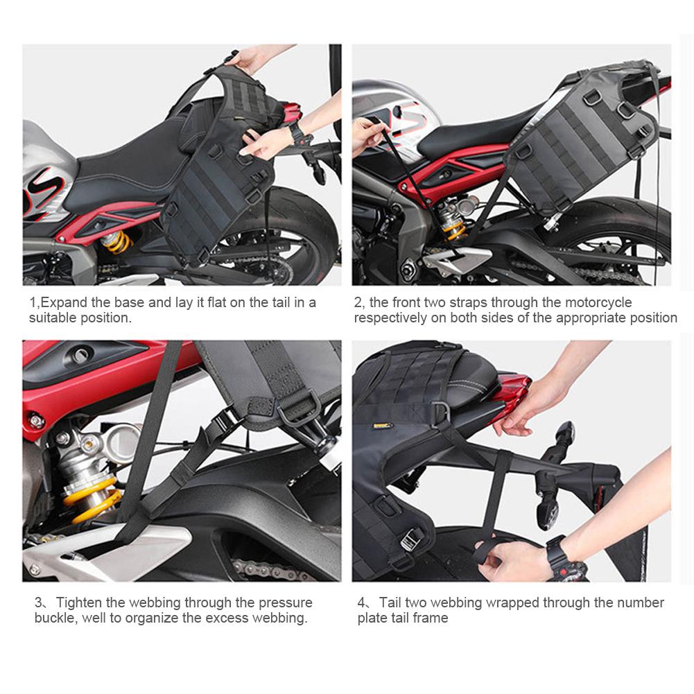 Motorcycle Saddle Bag Base Tail Side Bag Universal Saddle Bag Mount Base Motocross Accessories