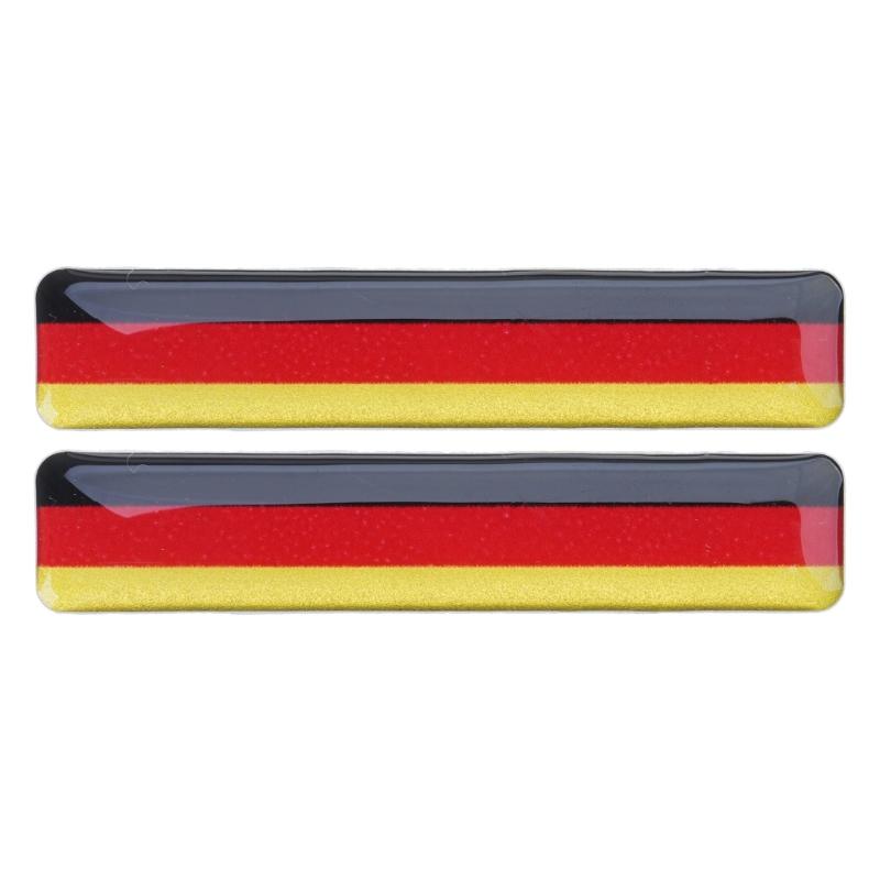 Tricolor Nation National Stickers Waterproof Decals For Vehicles Bikes Outdoor Gear