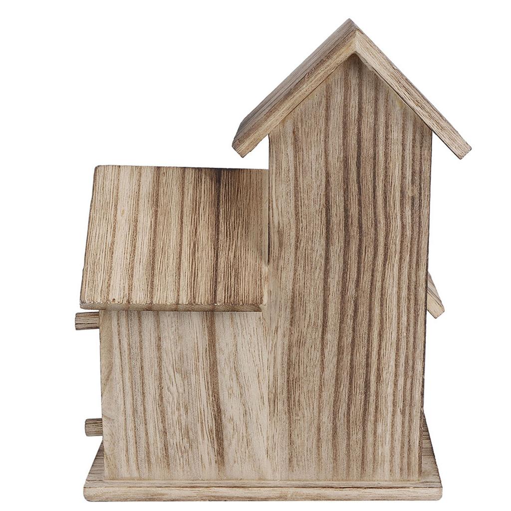Wooden Birdhouse Small Outdoor Garden Bird Nesting Box Bird House Pet Supplies Decoration