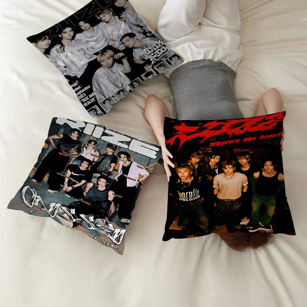 Kpop Band R-RiizeS Cushion Cover Pillow Cover Decor Pillowcase Printed Cushion Case For Couch