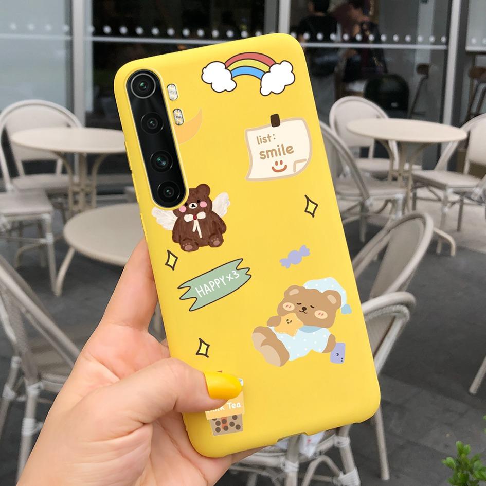 For Xiaomi Mi Note 10 Lite Case 6.47" Fashion Cute Girls Painted Soft TPU Cover For Xiaomi Note 10 Lite MiNote10 Lite Phone Case