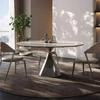 Runder Marmor-Esstisch Nordic Beauty Bequemer Wohnzimmer-Esstisch Minimalistisches Design  Jantar Küchenmöbel