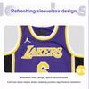 Nike Kids Set Nba Los Angeles Lakers James 6 Color Block Letter Sports Vest Kids Tops Purple 3Y2B7BXAP-LAK06