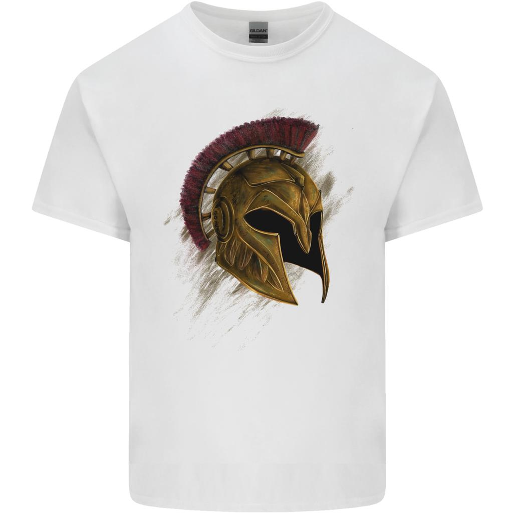 Spartan Helmet Gym Bodybuilding Training Unisexs Light Cotton TShirt