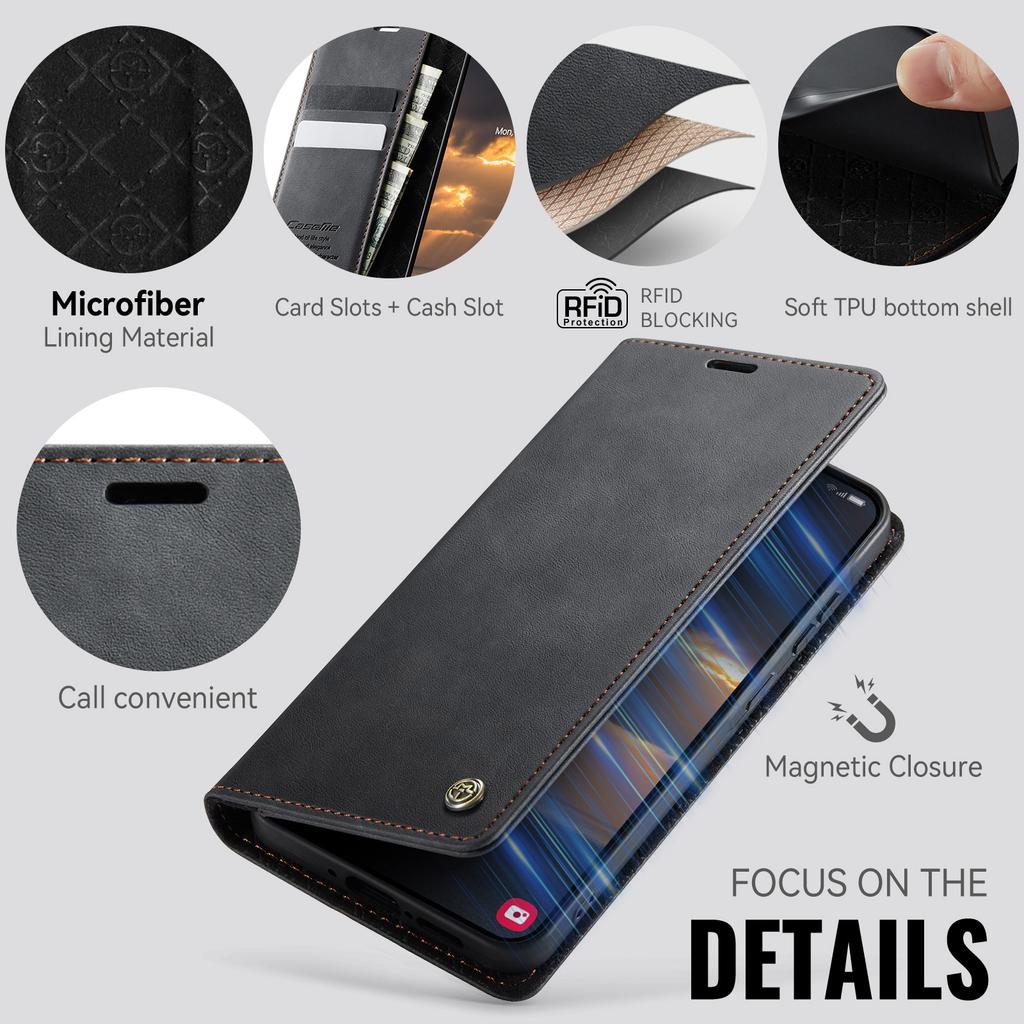 Magnetic Leather Wallet Card Flip Cover For Samsung Galaxy A56 A36 A26 A16 A17 A55 A35 A25 A54 A34 A33 A15 5G A14 A53 A50 A52