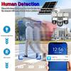 2-in-1 Solar Light & Camera – 3 Screens, 16000mAh, Wireless WiFi CCTV IP Camera, Night Vision Outdoor Surveillance