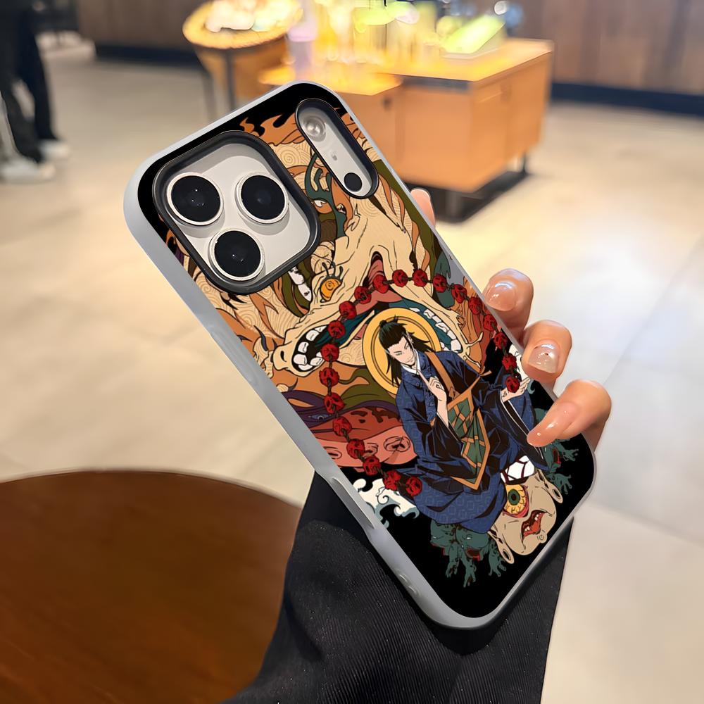 Geto S-Suguru Phone Case For IPhone 17 Air 16 E 15 14 Plus 13 12 11 Pro Max Jelly 2 In 1 Protective Case