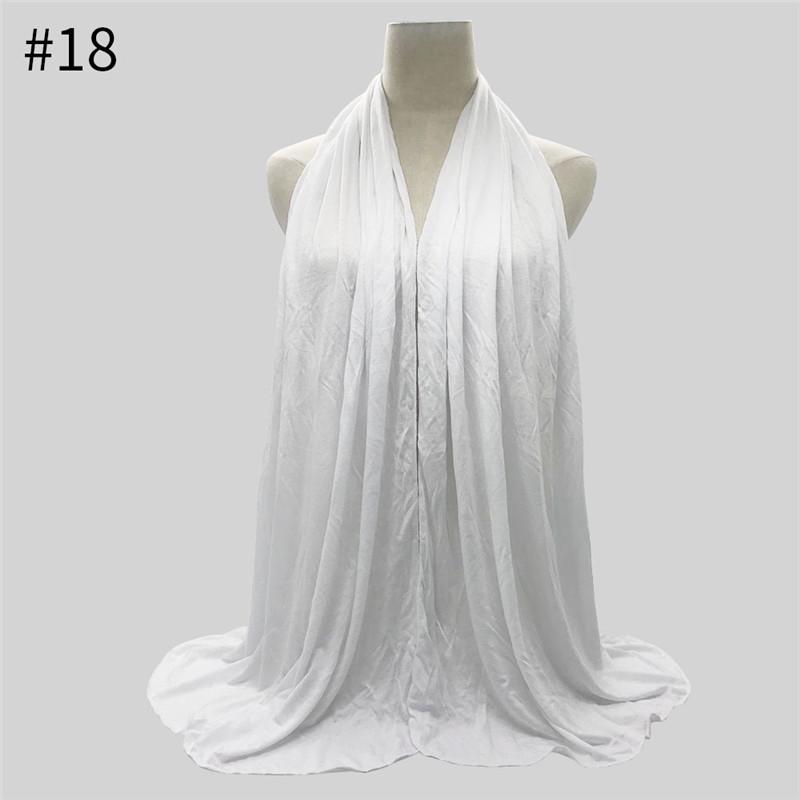 170X60Cm Modal Cotton Jersey Hijab Scarf Ramadan Long Muslim Shawl Plain Soft Turban Wraps For Women Africa Headband