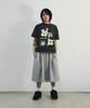 SCALLYWAG White Camo Star Bermuda Sweat Shorts [Grey]