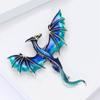 Cartoon Western Dragon Alloy Safety Badge Pin Daily Fashion Unisex Brooch Decorative Scarf Clip Bag Charm